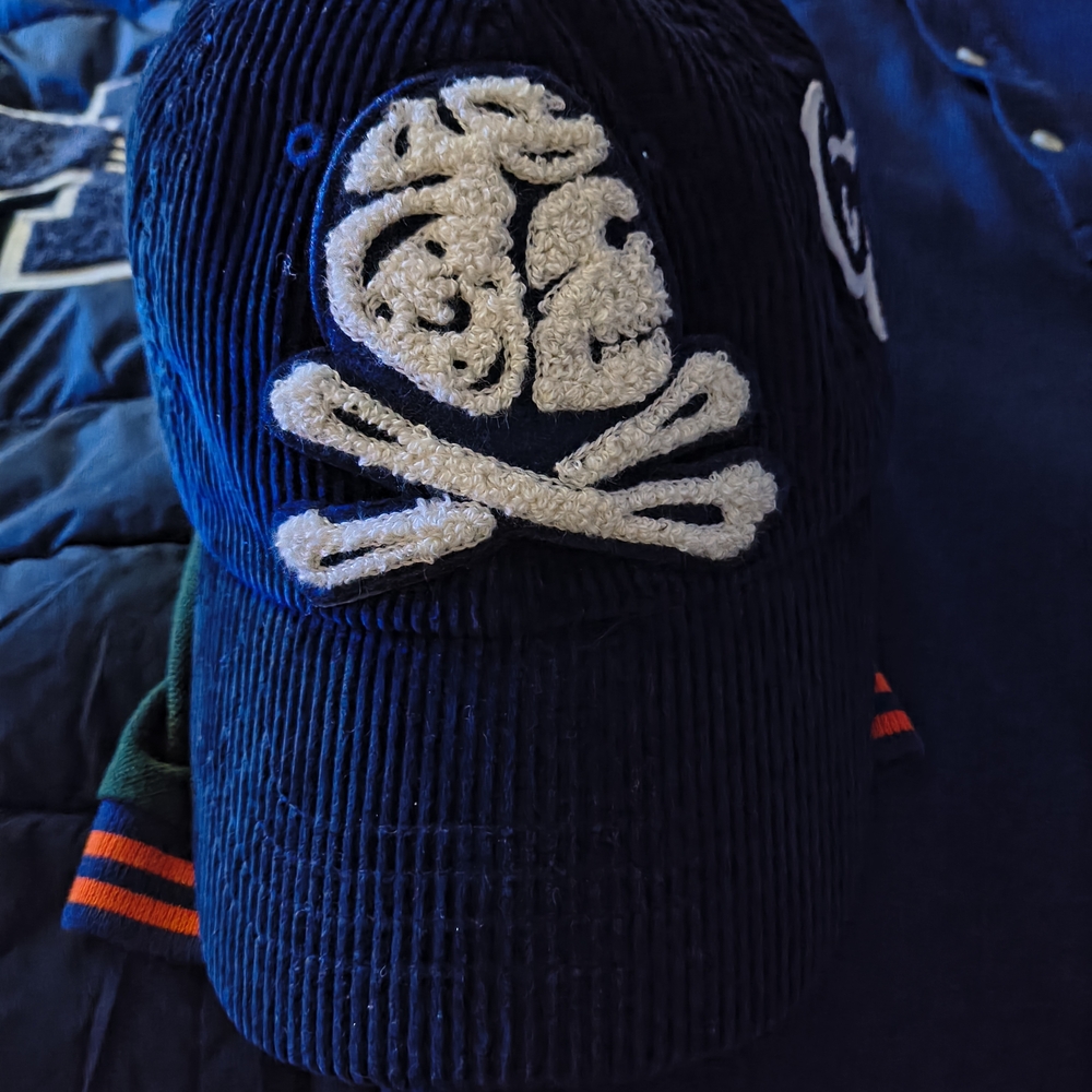 Navy Blue RL Crossbones Hat